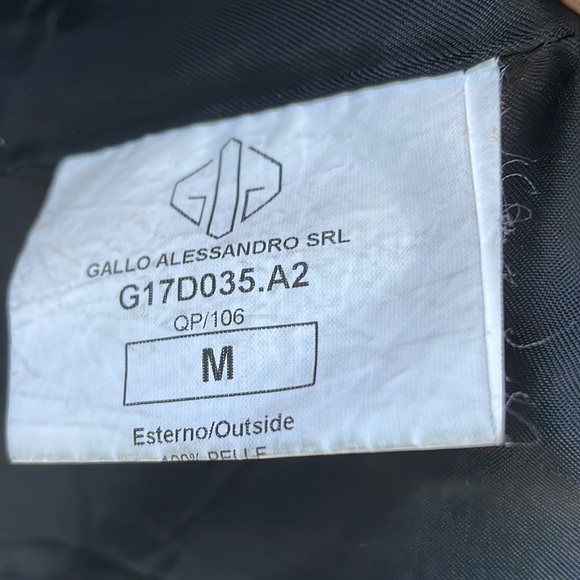 Golden Goose Deluxe Brand - leather jacket with shearling liner - Picture 12 of 14